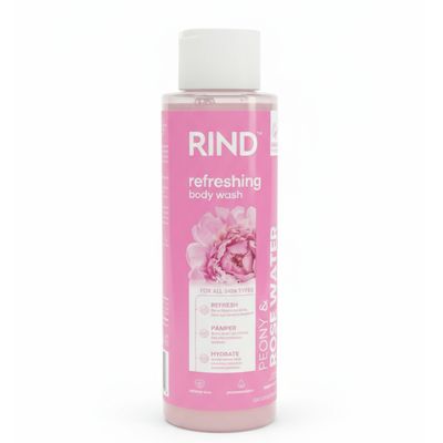 RIND REFRESHING PEONY &amp; ROSE WATER BODY WASH 606ML
