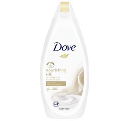 Dove Nourishing Silk Skin Natural Body Wash 500ml