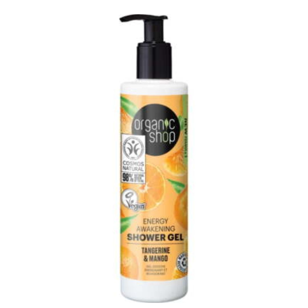ORGANIC SHOP ENERGY AWAKENING SHOWER GEL- TANGERINE &amp; MANGO 280ML