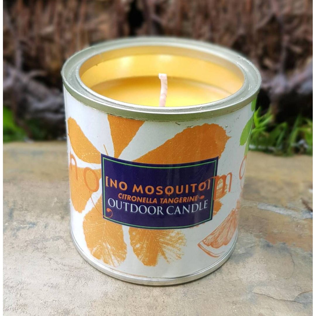 ALL NATURAL NO MOSQUITO CITRONELLA TANGERINE OUTDOOR REPELLANT