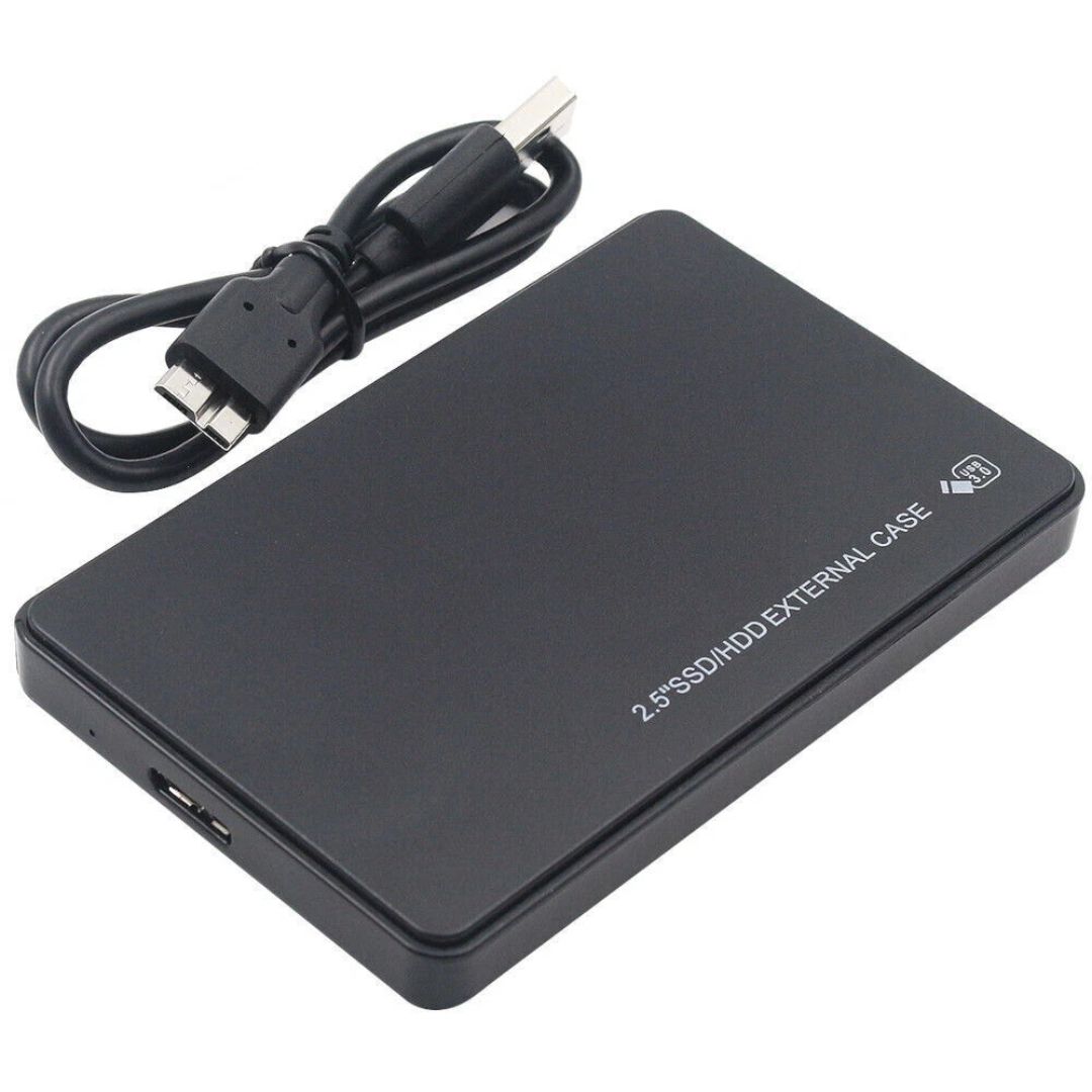 2.5&quot; SATA USB 3.0 Hard Drive Disk Enclosure External Laptop Case For HDD SSD