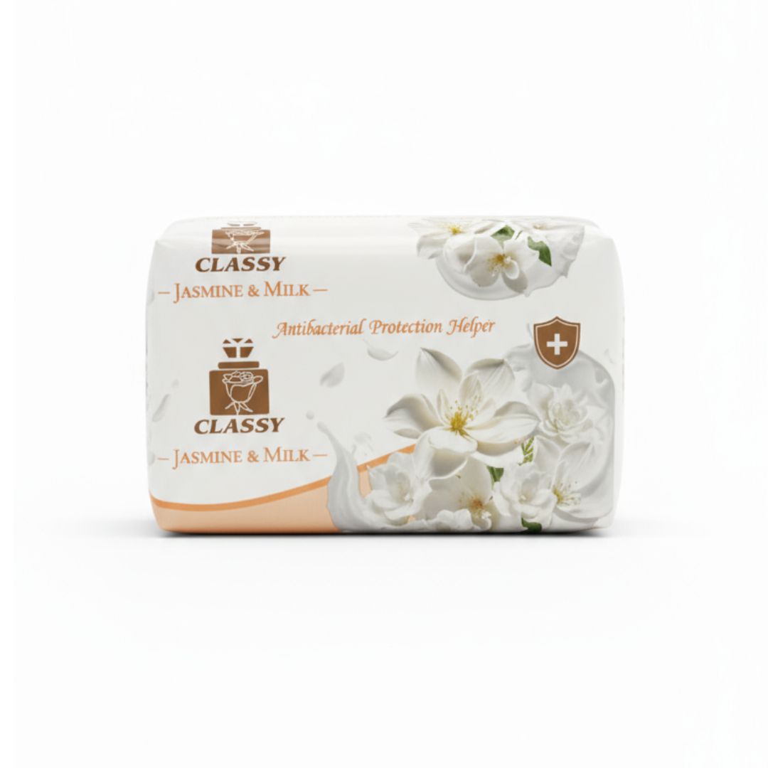 CLASSY ANTIBACTERIAL JASMINE &amp; MILK  BATH SOAP