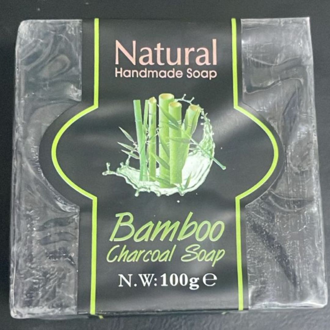 GL480-2  BAMBOO CHARCOAL NATURAL SOAP