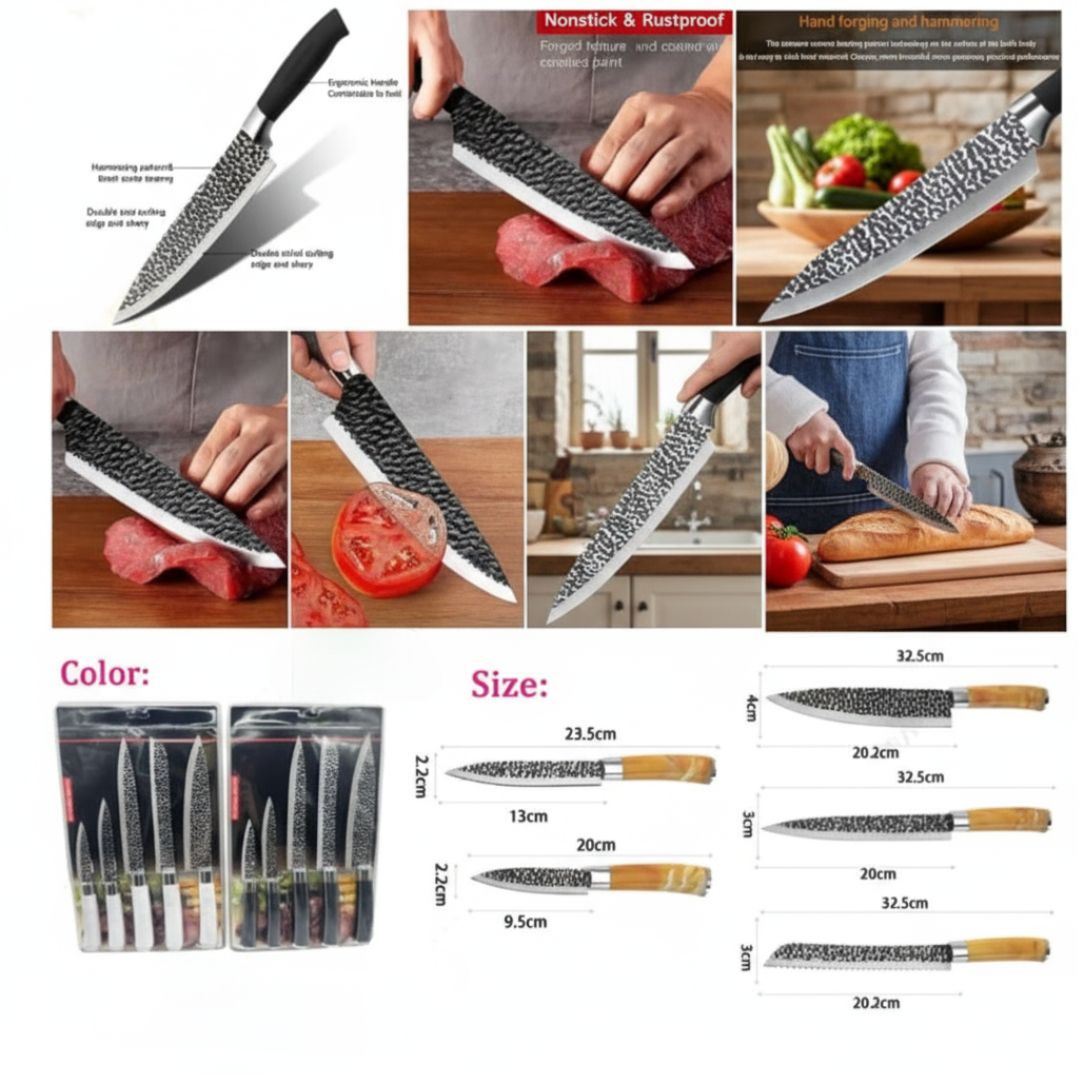 80X05B 5PCS KNIFE SET