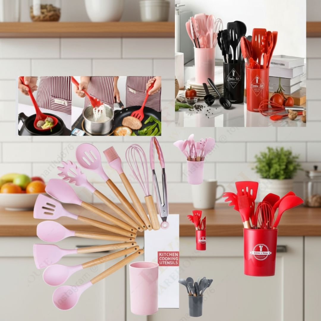 402A-1 SILICONE UTENSILS SET