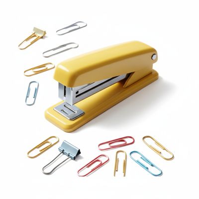 Stapler And Paper Clips
