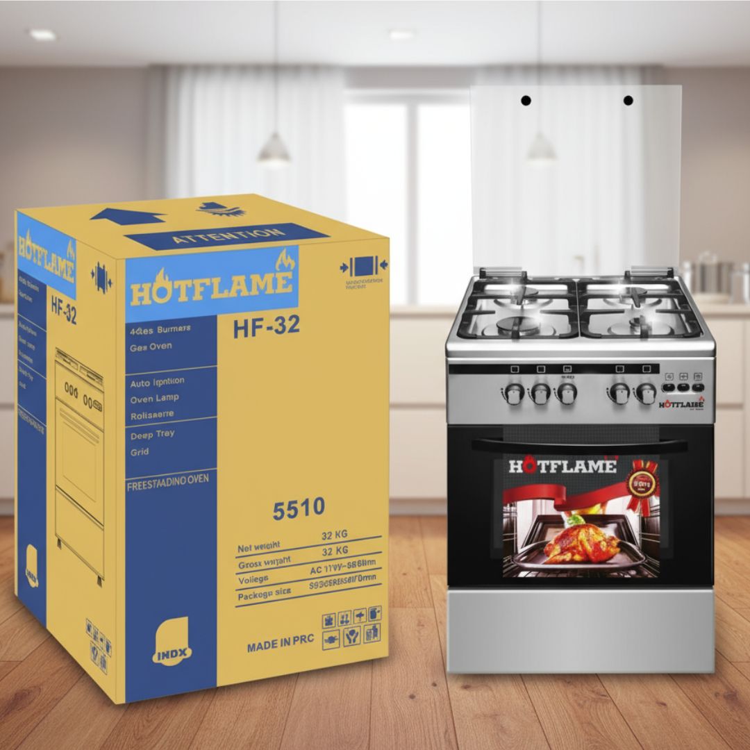 HF-1044 HOTFLAME 4 BURNER GAS STOVE