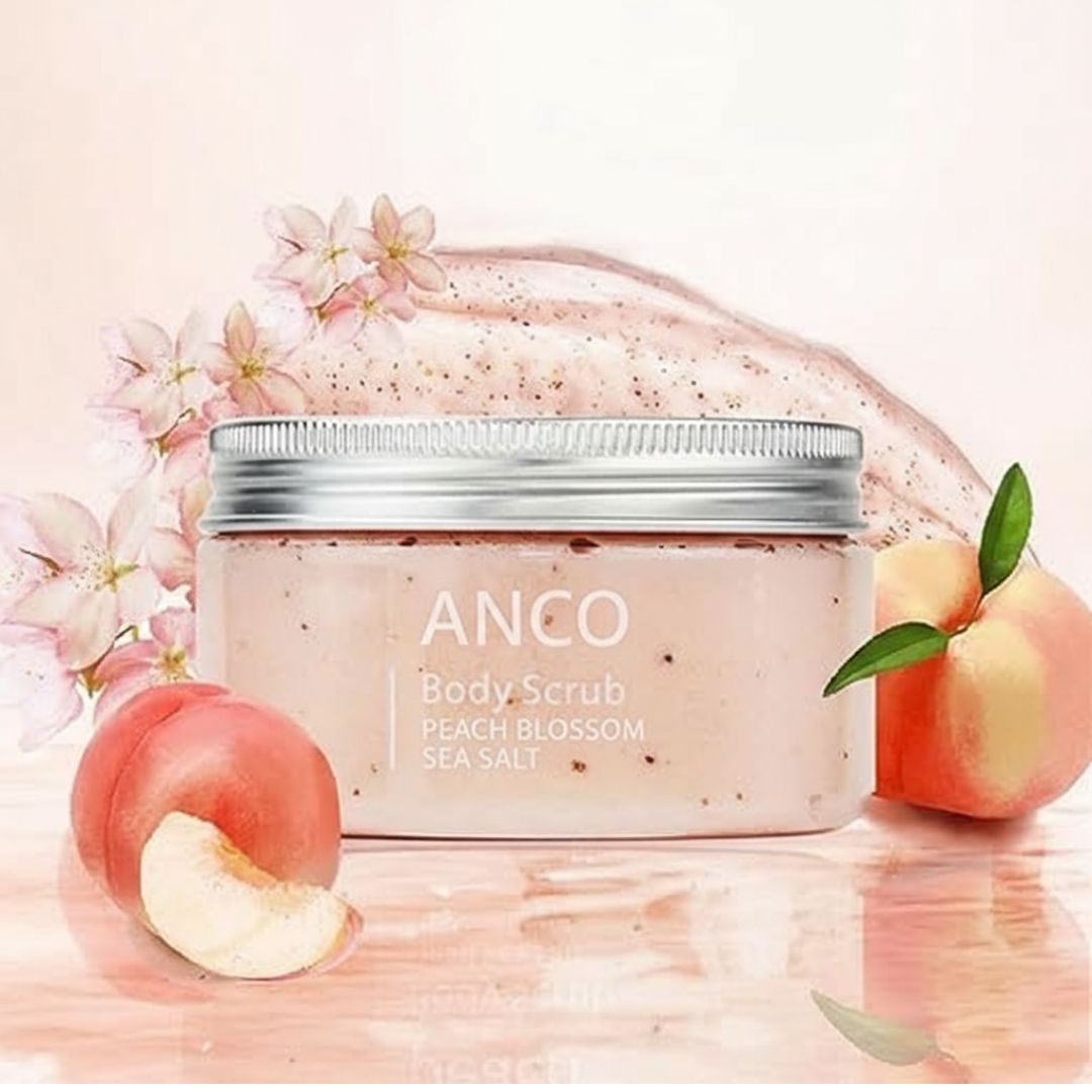 ANCO PEACH BLOSSOM SEA SALT BODY SCRUB