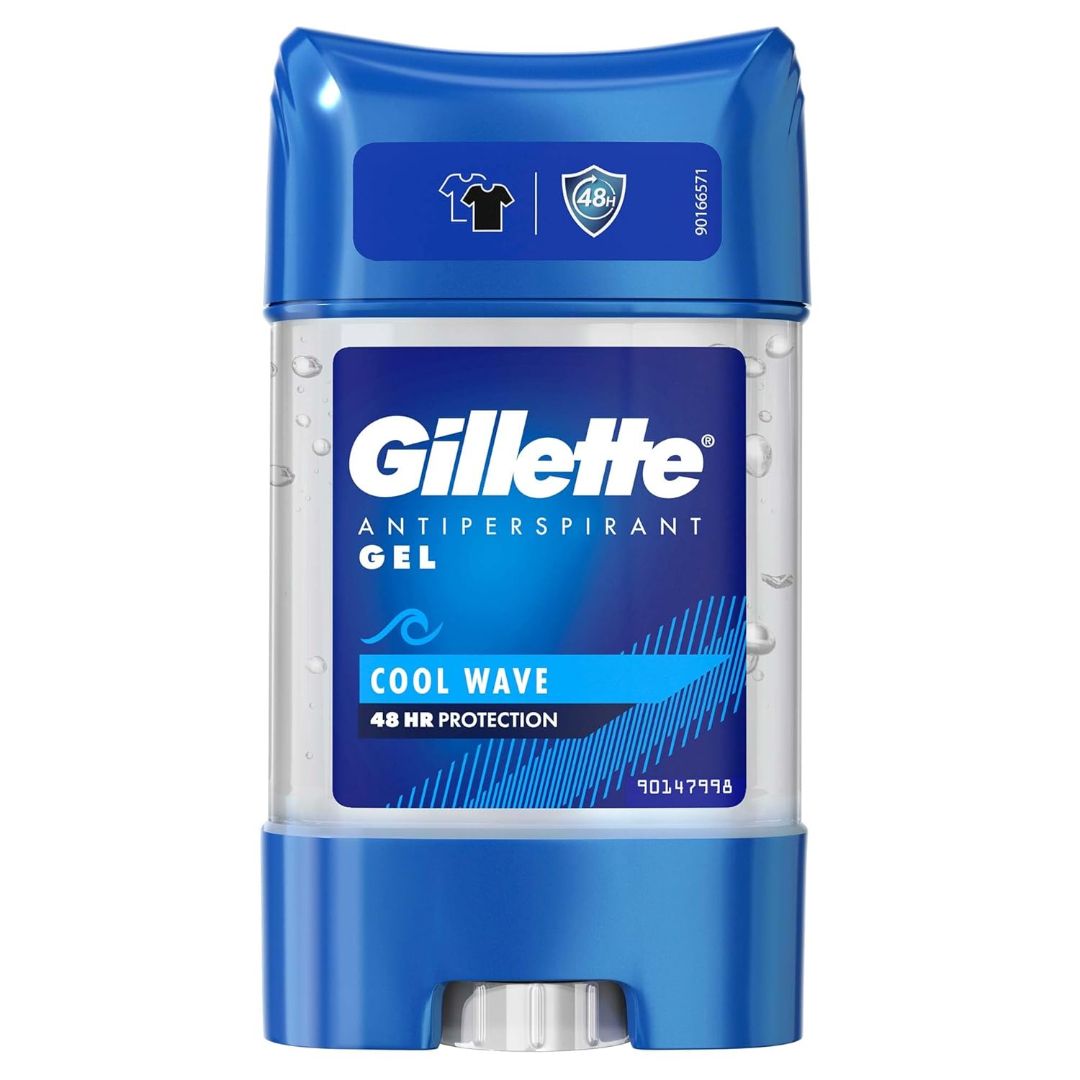 GILLETTE ANTIPERSPIRANT GEL COOL WAVE