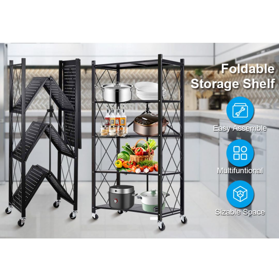 FURTRACKD-5 FOLDABLE METAL RACK (5 SHELF)