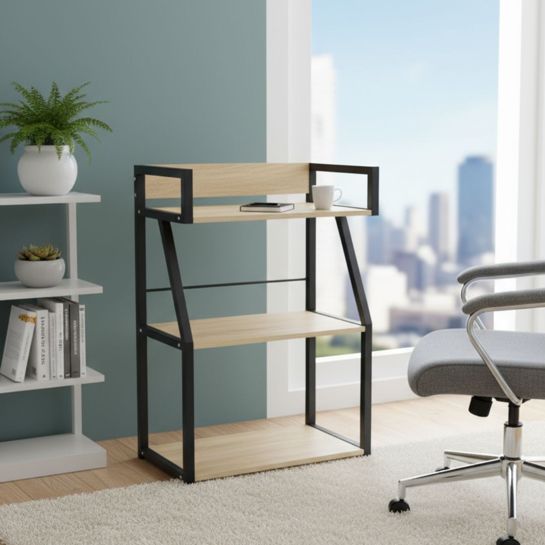 JB-08-34  MICROWAVE STAND (DIMENSIONS: 23.5&quot;W * 39&quot;H)