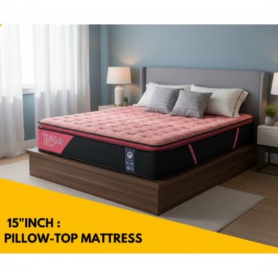 COLORADO SPRING 15&quot; PILLOW TOP QUEEN MATTRESS