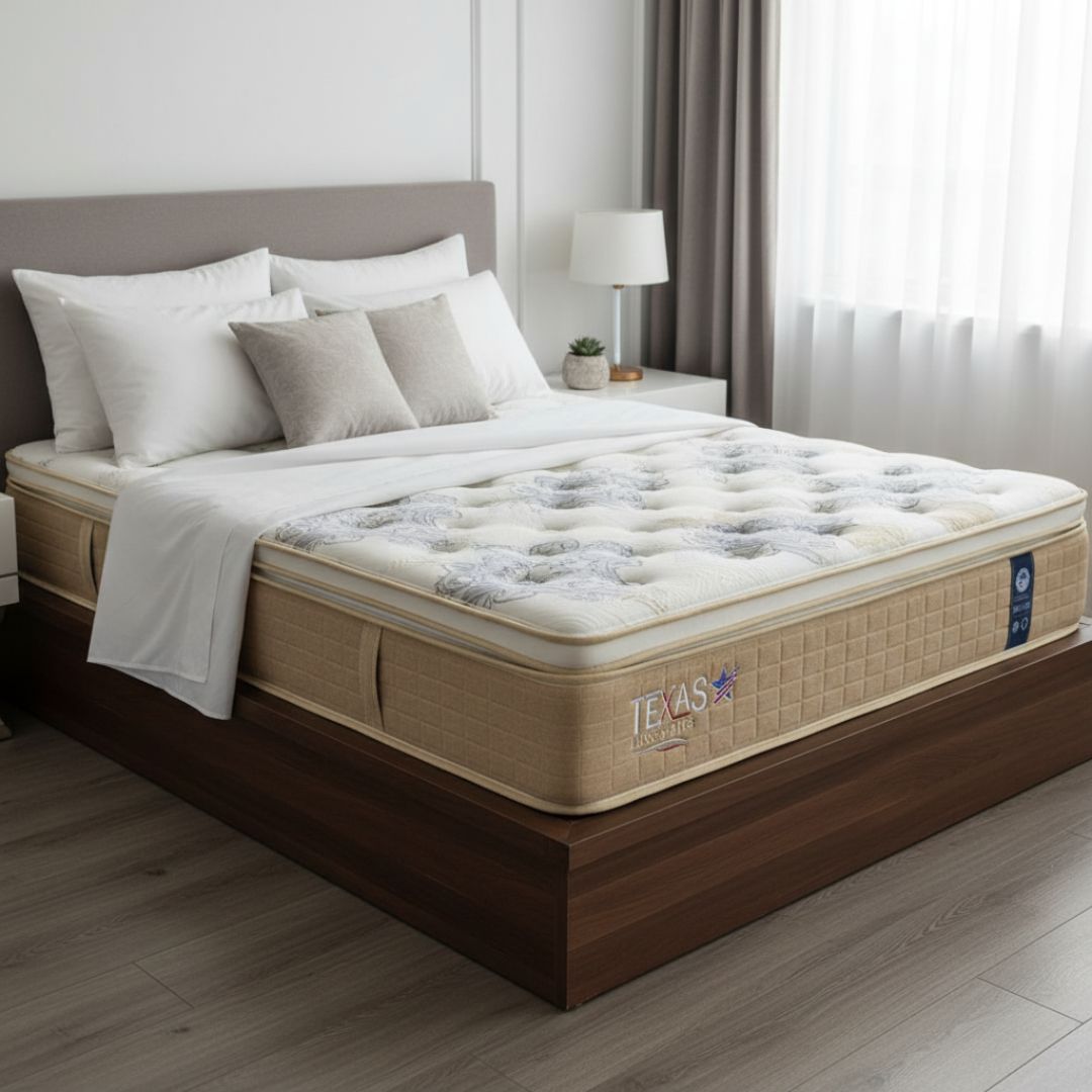 LUXE STATES 19&quot; EURO TOP QUEEN MATTRESS