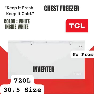 TCL TCF-720Z CHEST FREEZER  WHITE