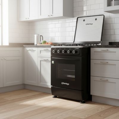 OEDC-5122 BERKLAYS BLACK 24&quot; (INCHES) 4 BURNER GAS STOVE