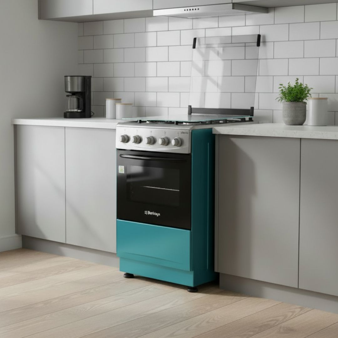 OE-4122 BERKLAYS STAINLESS 4 BURNER GAS STOVE