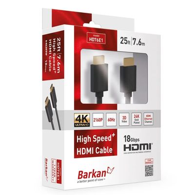 BARKAN HDMI CABLE 25FT