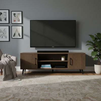 YK-12-2 TV STAND WITH CABINET