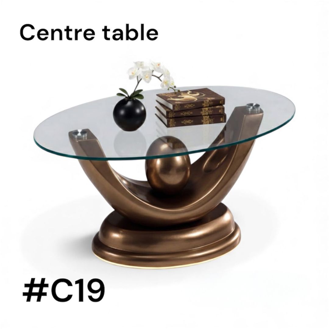 C19 GLASS CENTER TABLE