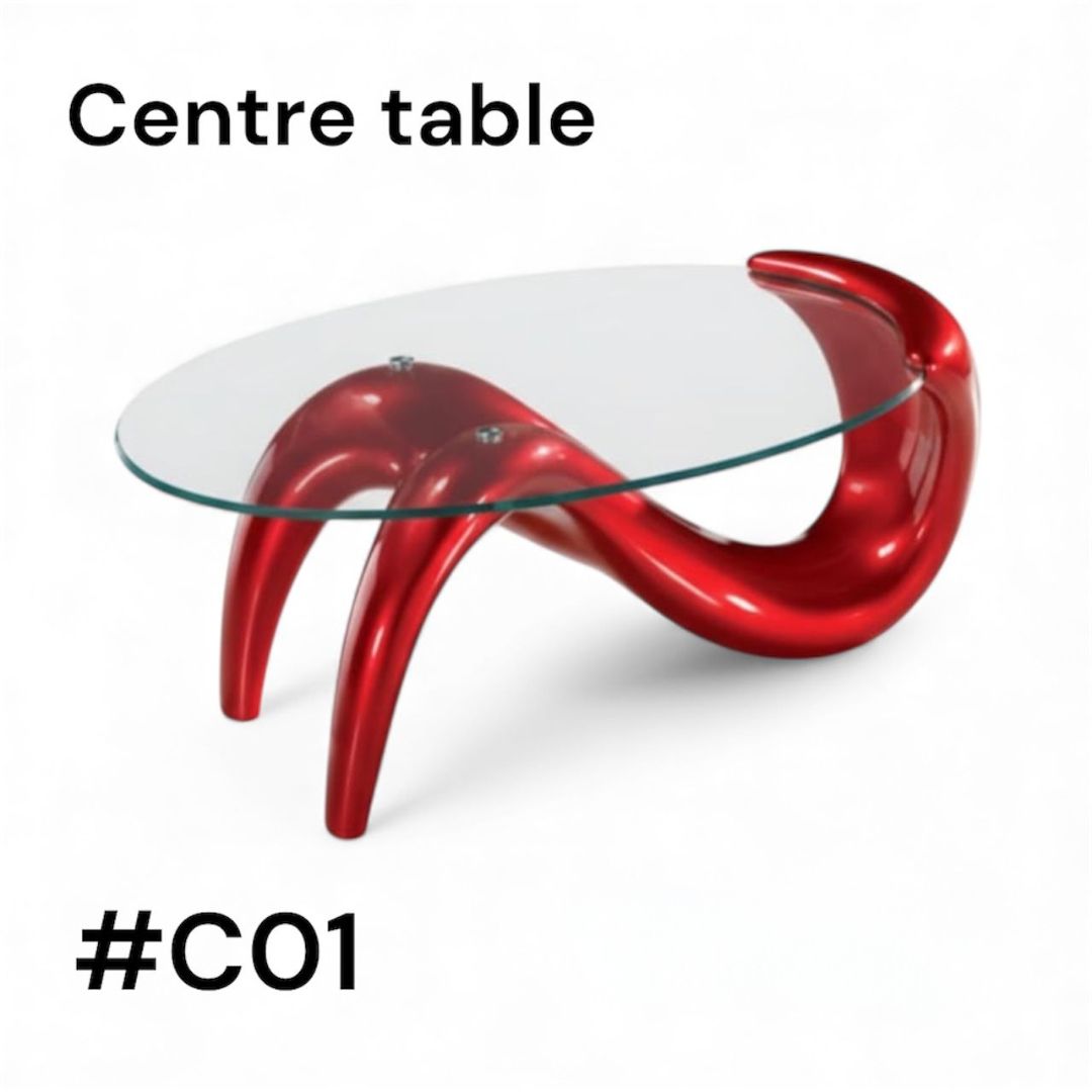 C01 GLASS CENTER TABLE