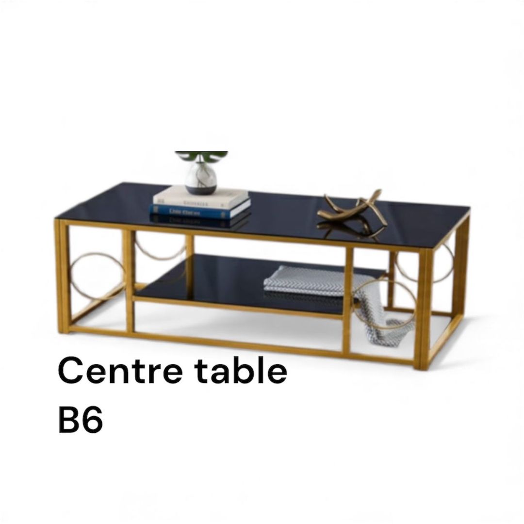 B6 GLASS CENTER TABLE