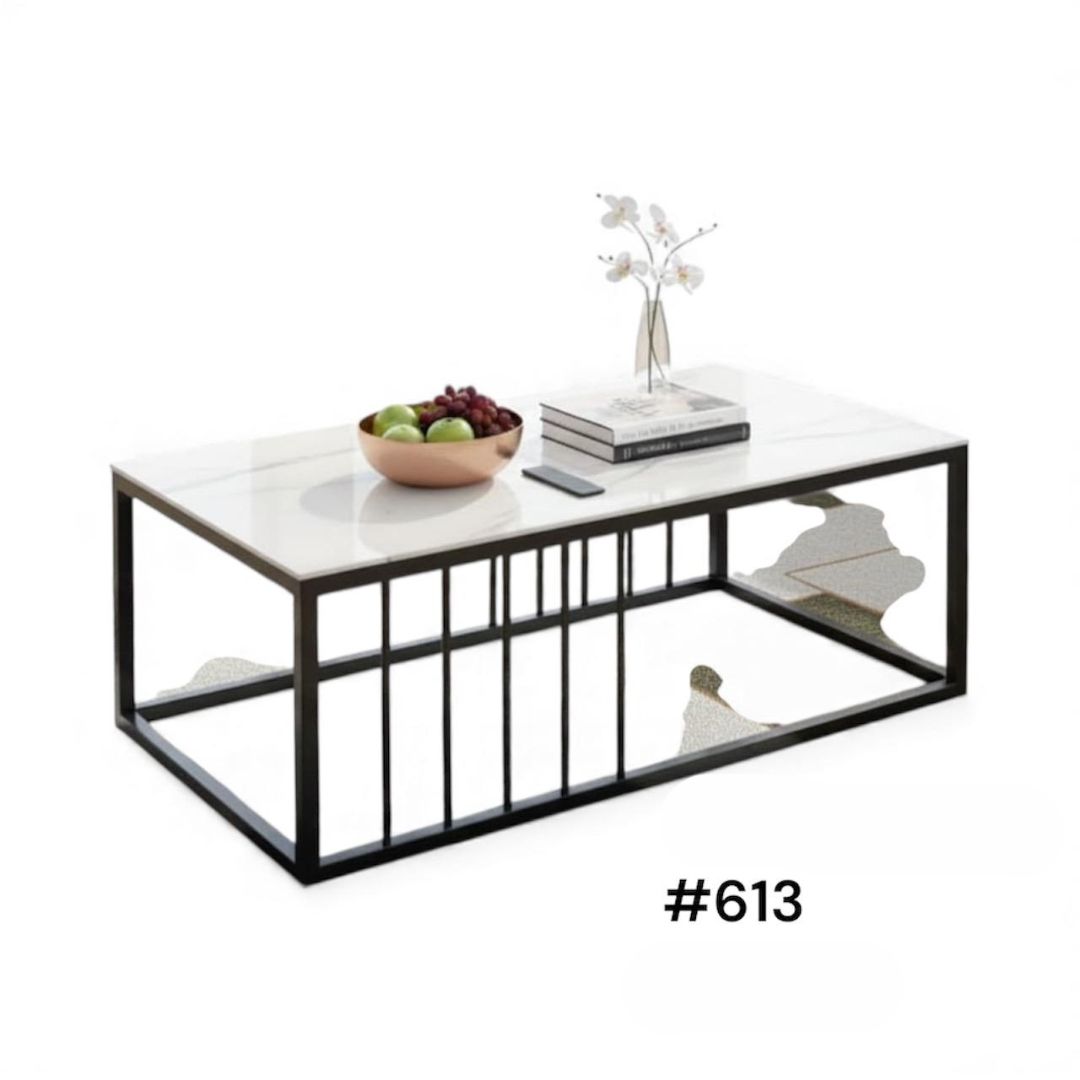 613 MARBLE TOP CENTER TABLE