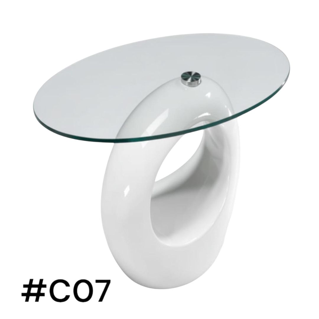 C07 GLASS TOP CENTER TABLE
