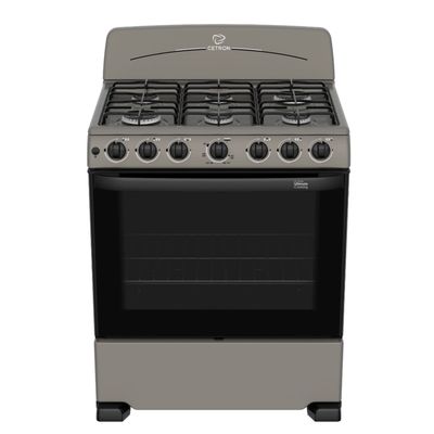 CETRON EC3040BSIF0 30" 6B STOVE SILVER