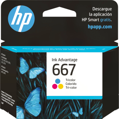 HP - 667 - Ink cartridge - Tricolor - 3YM78AL