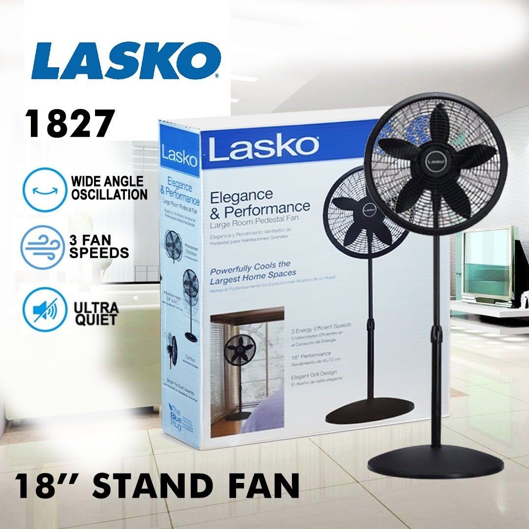 LAS-1827 LASKO REGULAR STANDING 18" FAN NON REMOTE