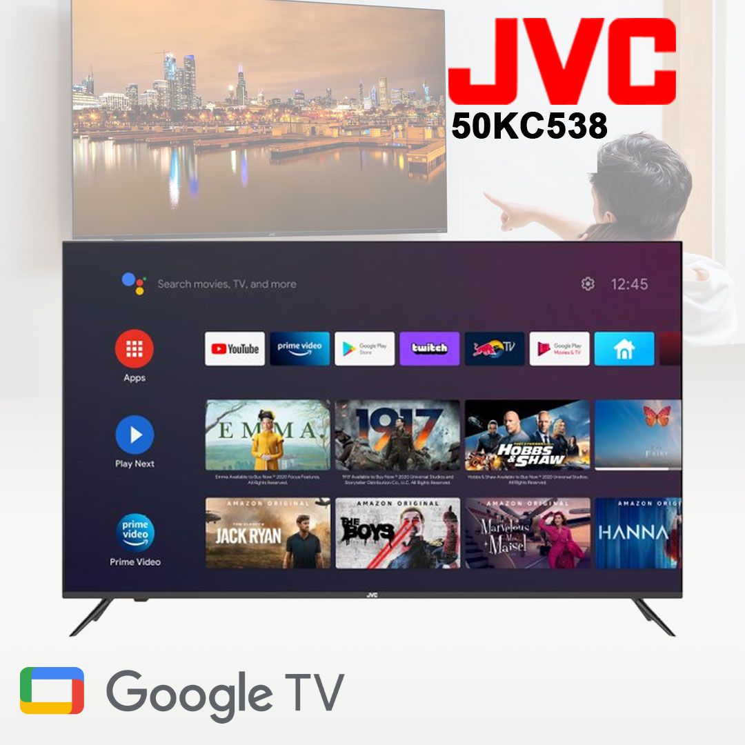 LT-58 KB538 JVC 58"" -- google tv -- BILLUTOOTH &amp; VOICE ACTIVATED