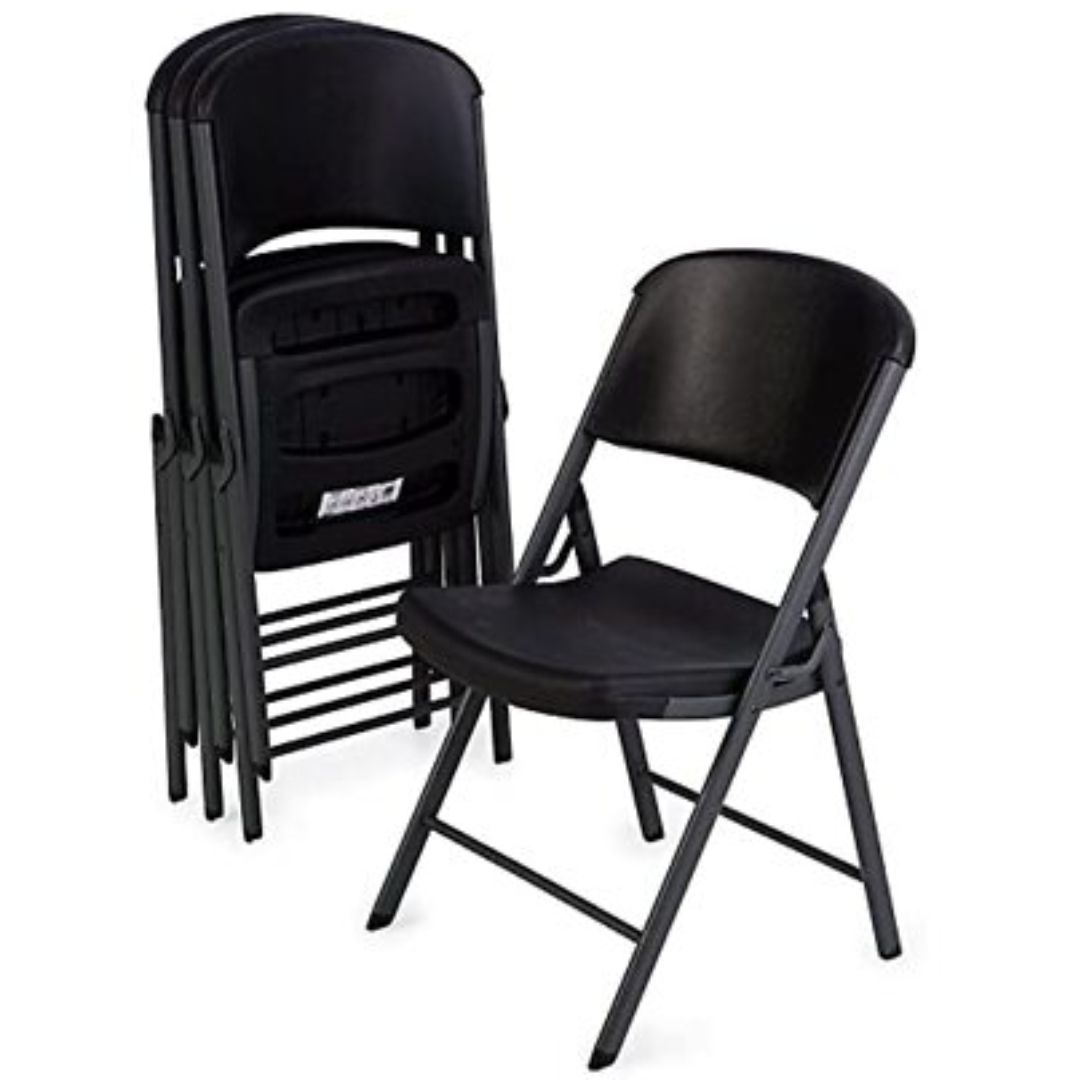 FORLIFE FOLDING CHAIR BLACK Y01.B
