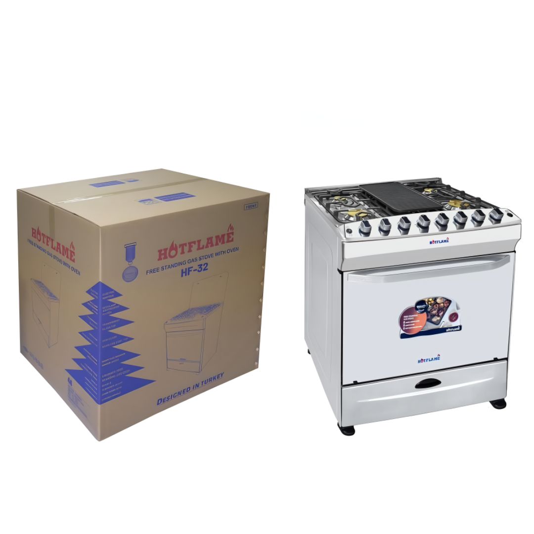 HF-44 HOTFLAME 6 BURNER GAS STOVE