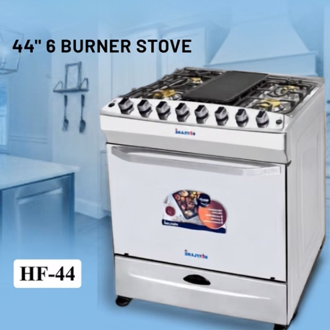 HF-44 HOTFLAME 6 BURNER GAS STOVE