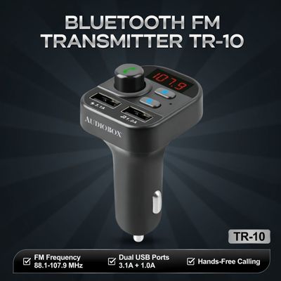 BLUETOOTH FM TRANSMITTER TR-10