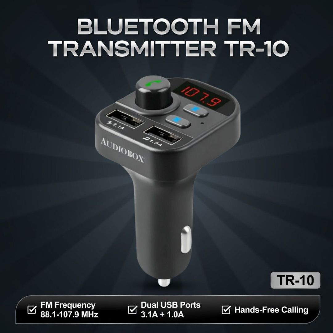 BLUETOOTH FM TRANSMITTER TR-10