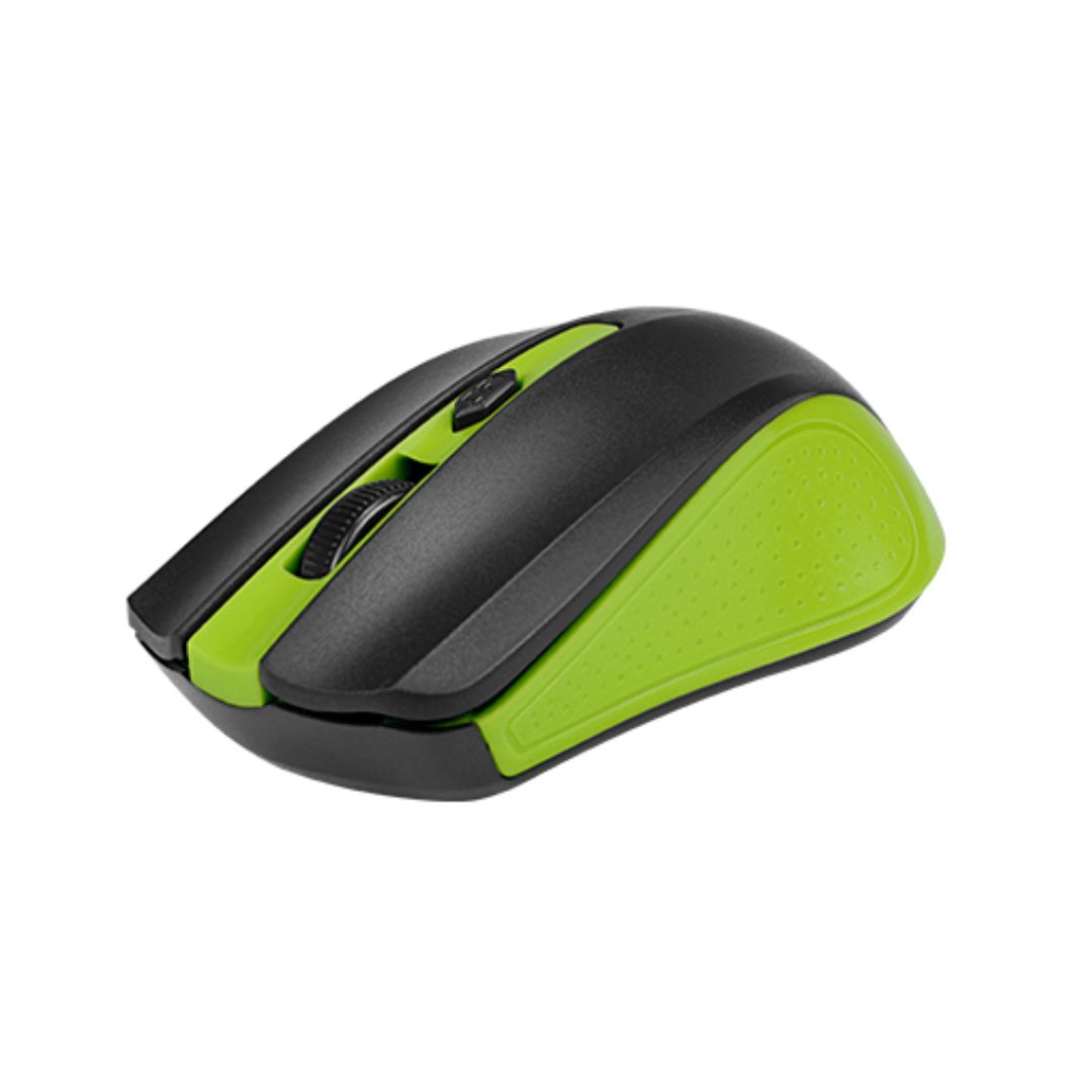 Xtech - XTM-310GN Mouse - 2.4 GHz - Wireless - Green - 1600dpi