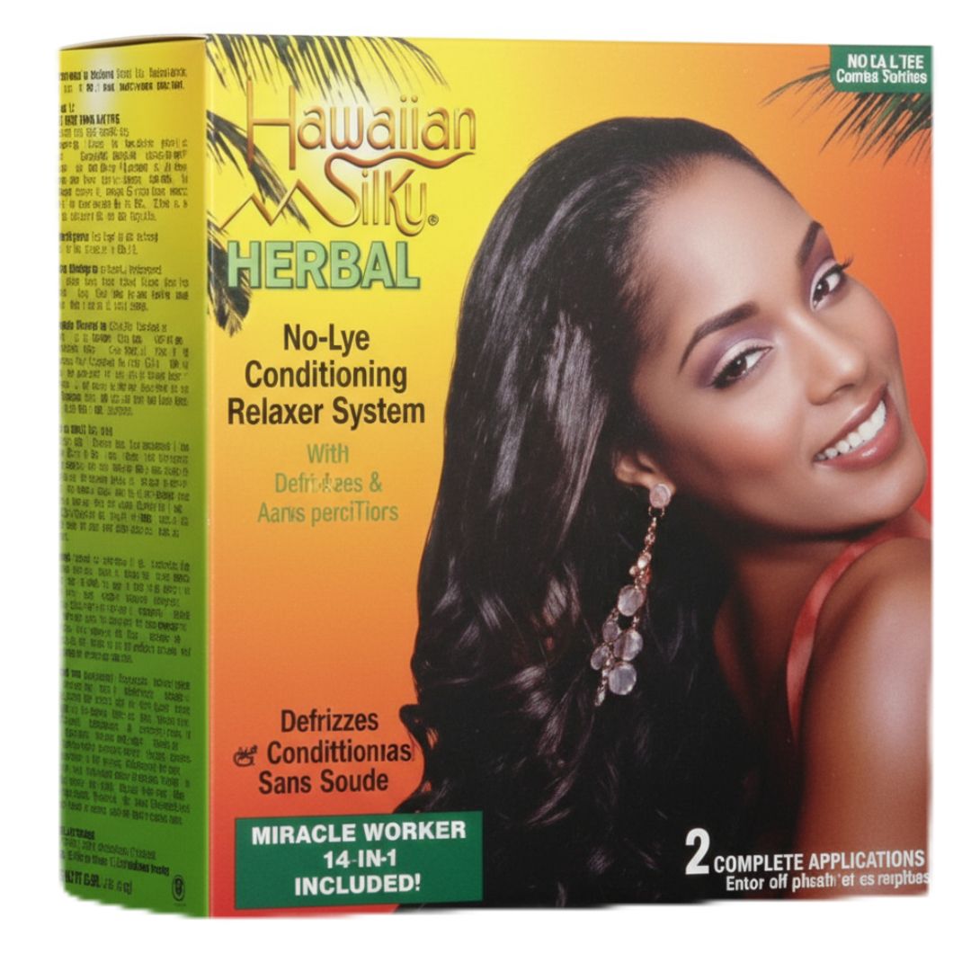 HAWAIIAN SILKY HERBAL CONDITIONING RELAXER KIT (REGULAR)