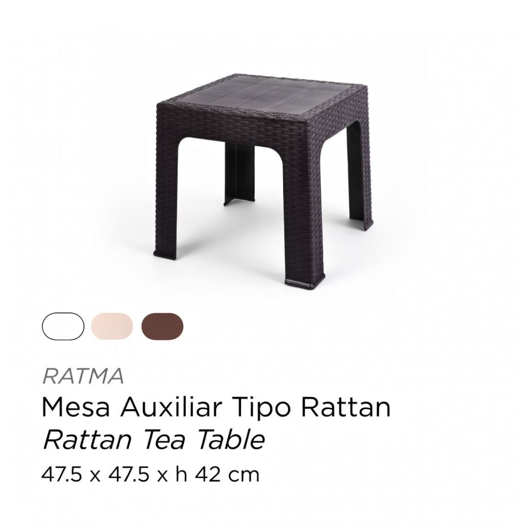 RATTAN TEA TABLE