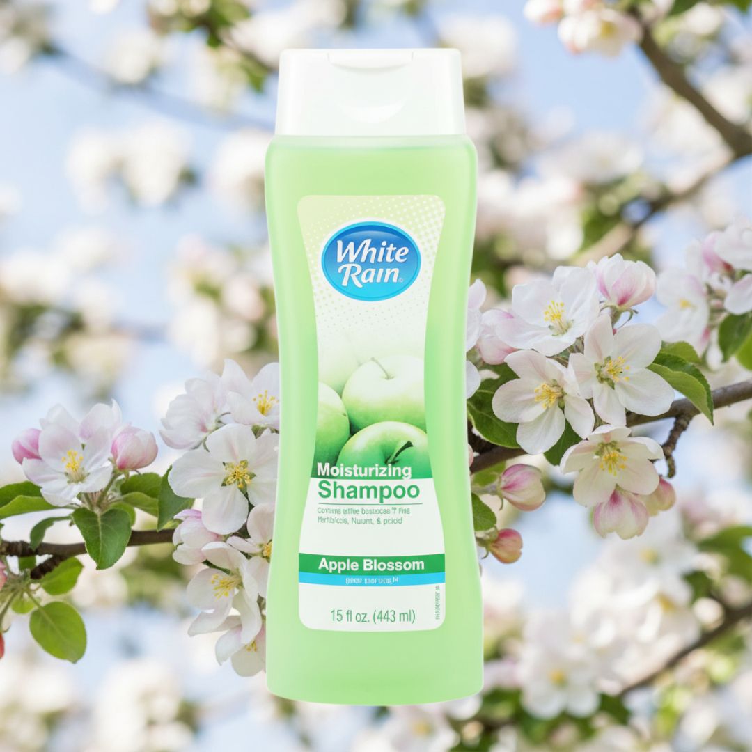 WHITE RAIN MOISTURIZING APPLE BLOSSOM SHAMPOO