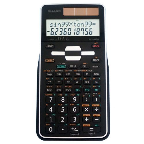 SHARP EL-531TGB-BW SCIENTIFIC CALCULATOR