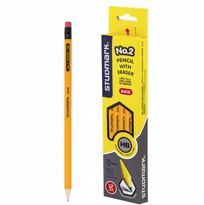 3415 STUDMARK HB2  YELLOW PENCIL (SINGLE)