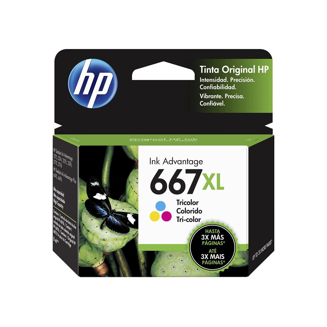 HP - 667XL - Ink cartridge - Tricolor - 3YM80AL