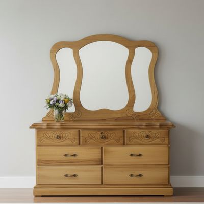 7 DRAW DRESSER (SPANISH HELM)