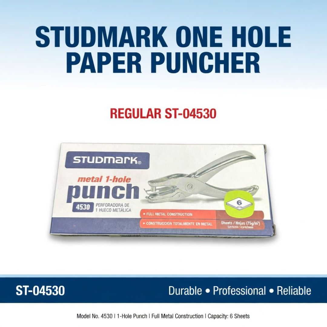 STUDMARK  ONE HOLEPAPER PUNCHER REGULAR ST-04530