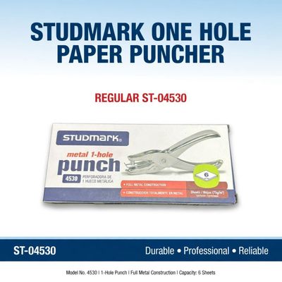 STUDMARK  ONE HOLEPAPER PUNCHER REGULAR ST-04530