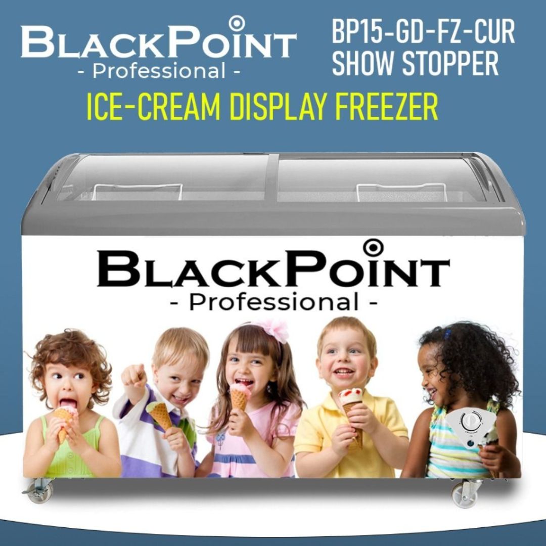BP15 -SHOW STOPPER-GD-FZ-CUR BLACKPOINT FREEZER ICE CREAM FRIDGE
