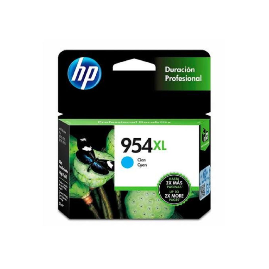 HP - 954xl - Ink cartridge - Cyan - 1,600 pages L0S62AL