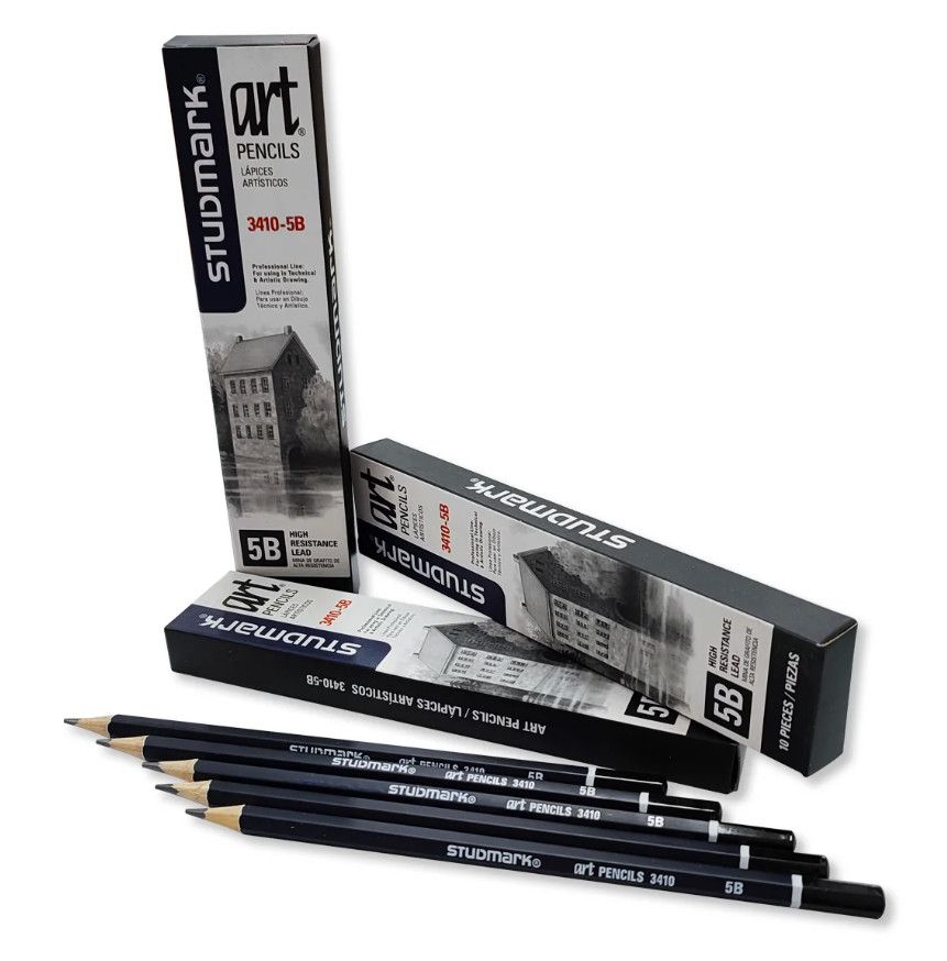 STUDMARK DRAWING PENCIL 3410-5B (PACK)
