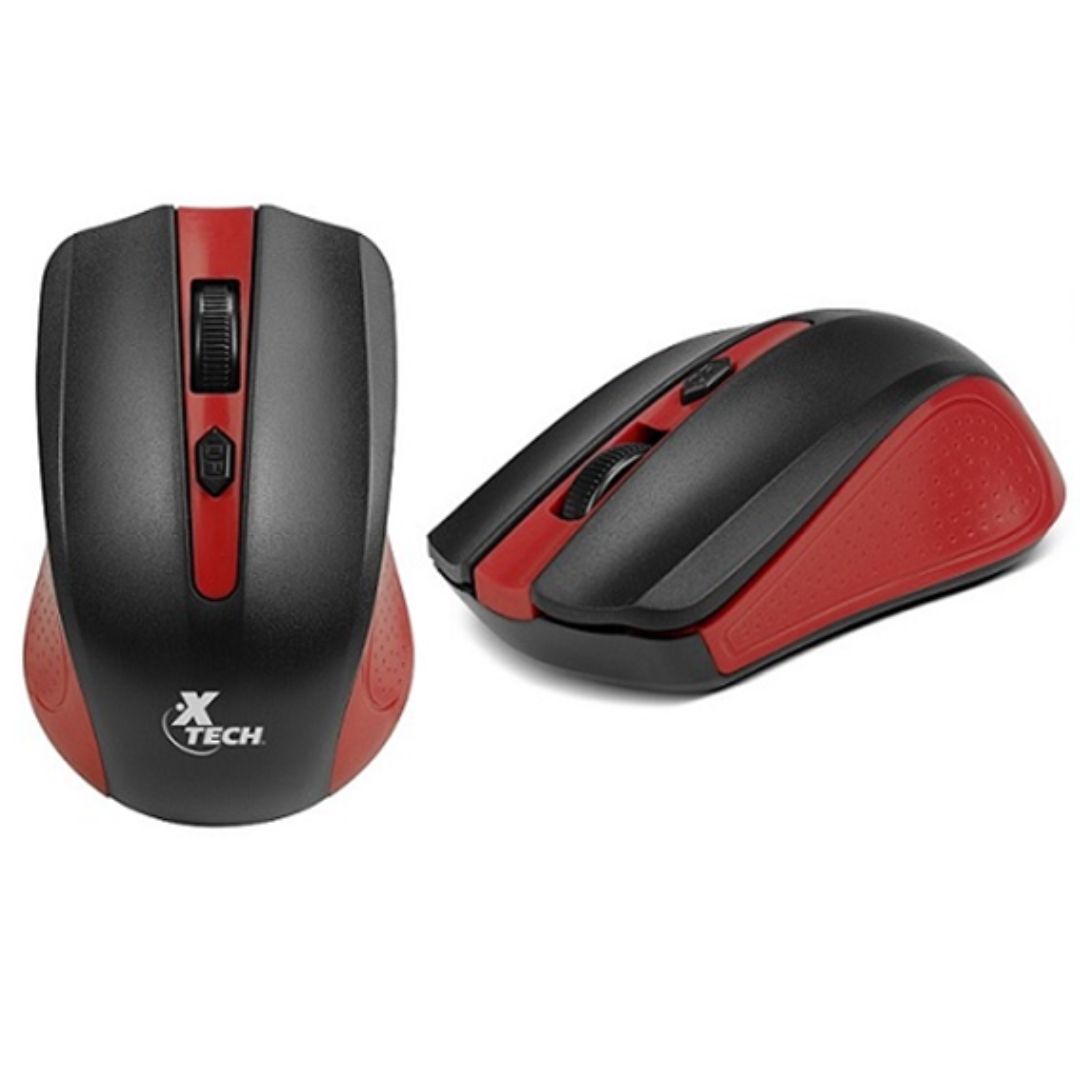 XTM-310RD	Xtech - Mouse - 2.4 GHz - Wireless - Red-1600dpiXTM-310RD